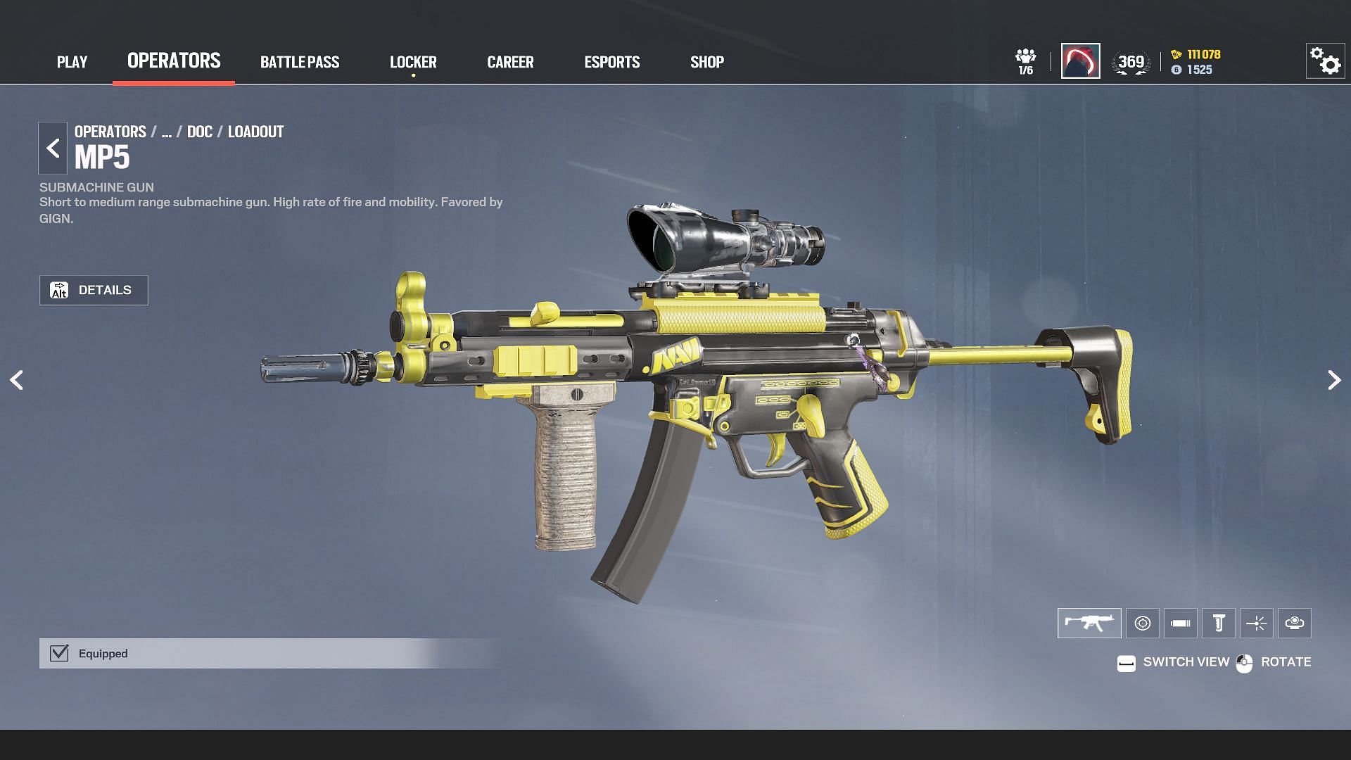 MP5 has been a lethal SMG ever since Siege released (Image via Sportskeeda Gaming || Ubisoft)